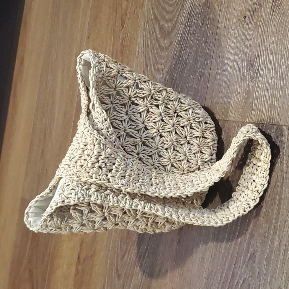 BRUNO LORELLI STRAW WEAVE bag.  #5060